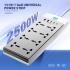 LDNIO SC4 13-in-1 65W PD GaN Power Strip Multi Port Charging Station AC Outlet Safety Desktop Power Strip Universal Extension Socket, Cable: 2-meter